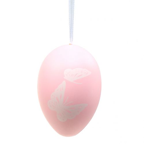 Œufs de Pâques à suspendre Motif papillon Pastel 6 cm 12 p.