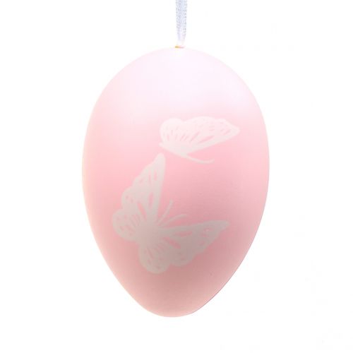 Œufs de Pâques à suspendre Motif papillon Pastel 8 cm 4 p.