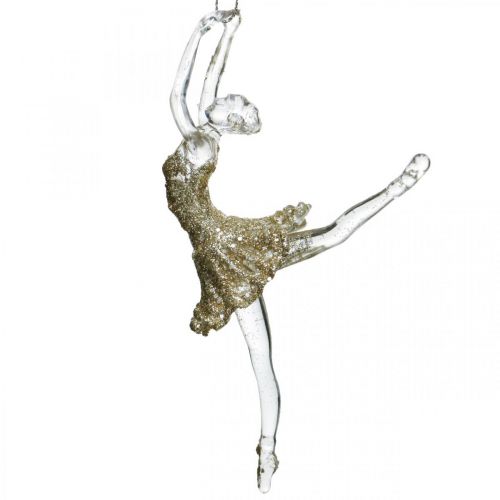 Floristik24 Cintre décoratif danseuse, décoration sapin, ballerine à suspendre H14/13cm 2pcs