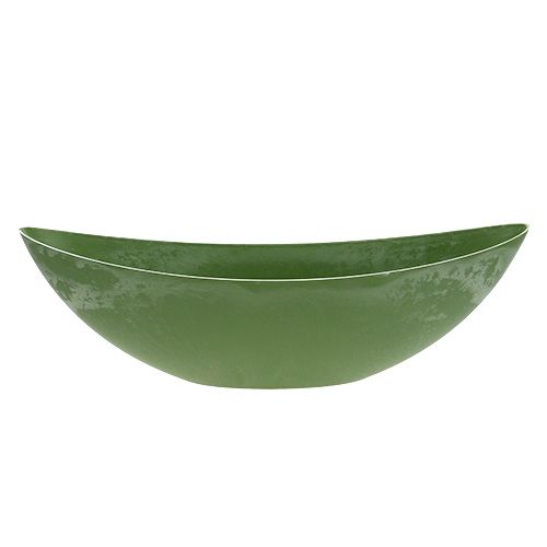 Article Bateau en plastique vert 55,5cm x 14,5cm H17,5cm 1 pièce