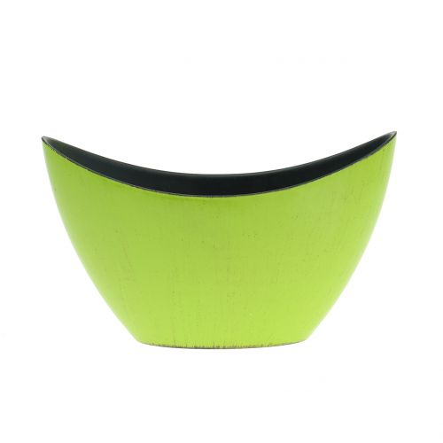 Floristik24 Bol décoratif vert 20cm x 9cm H11,5cm