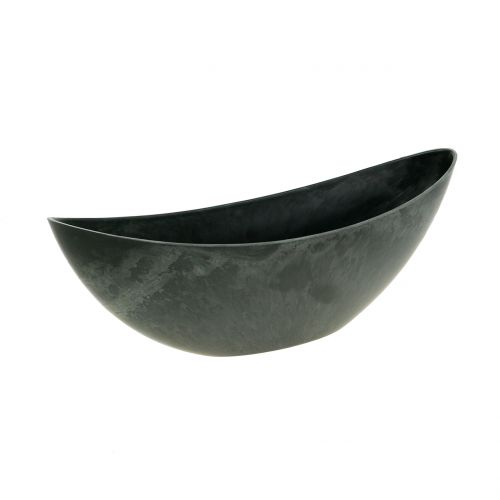 Bol décoratif, bol végétal, anthracite 34cm x 11cm H11cm