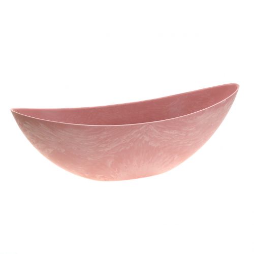 Floristik24 Bol décoratif, bol végétal, rose 39cm x 12cm H13cm