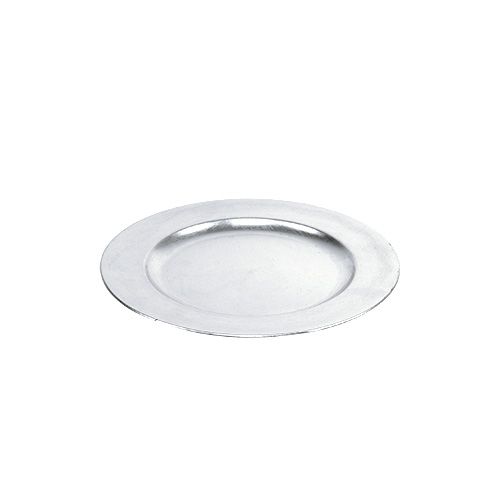 Article Assiettes en plastique argent Ø17cm 10p