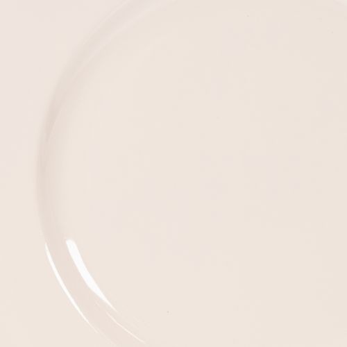 6 coupelles décoratives rondes en plastique apricot - 17 cm | Floristik24.fr