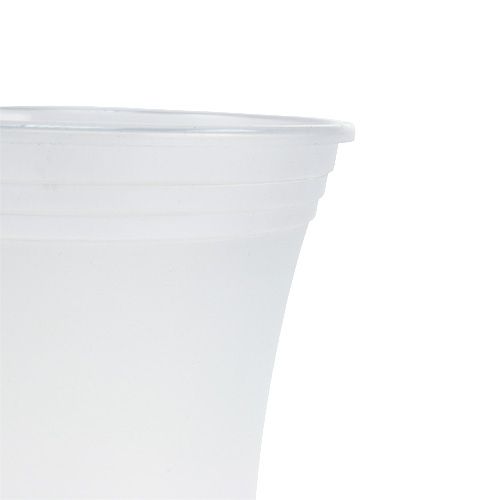 Article Pot en plastique “Irys” transparent Ø17cm, 1pièce