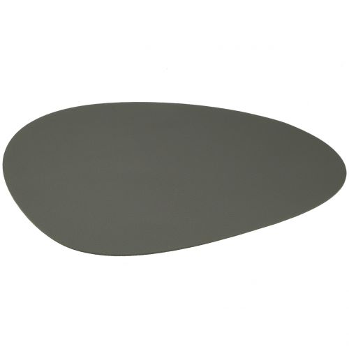 Floristik24 Set de table en similicuir gris 4pcs