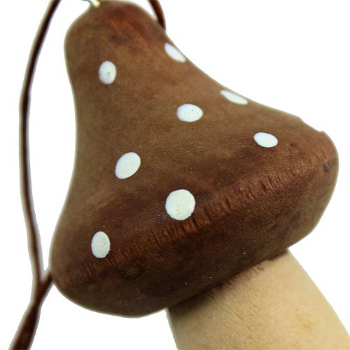 Floristik24 Champignons bruns à suspendre 6 cm 4 p.