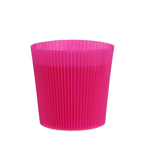 Floristik24 Poignets plissés Cerise 10.5cm 100p.