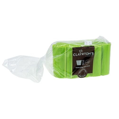 Article Poignets plissés vert clair 10,5cm 100 pièces
