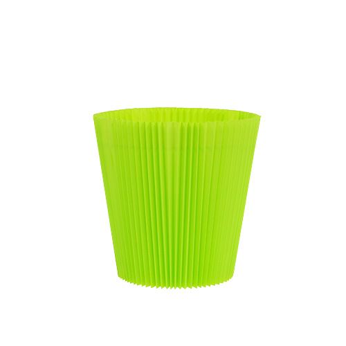 Floristik24 Bords-côtes plissés vert clair 8,5cm 100p