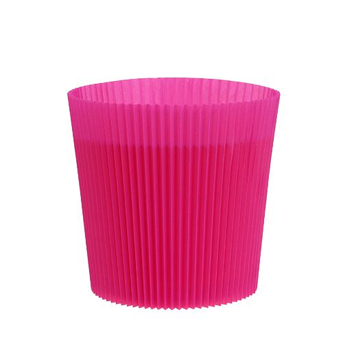 Floristik24 Poignets plissés Cerise 12,5cm 100p.