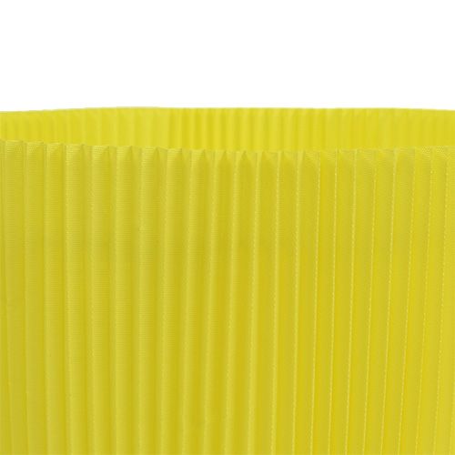 Article Poignets plissés jaune 18,5cm 100 pièces