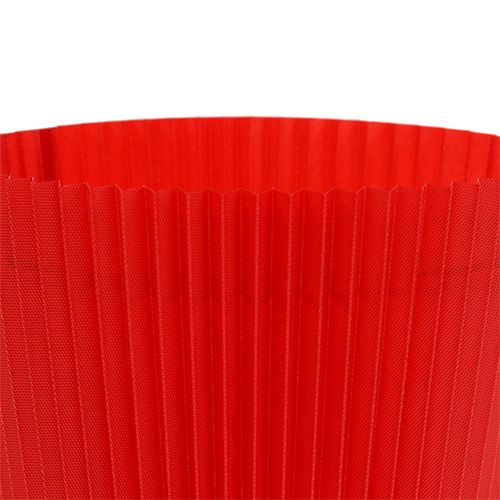 Article Poignets plissés rouge 8,5cm 100 pièces