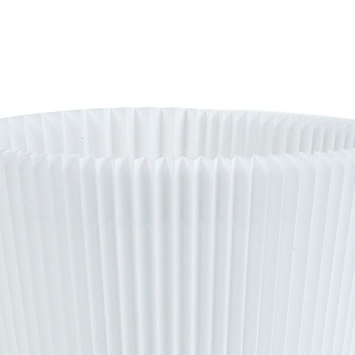 Article Poignets plissés blanc 10,5cm 100 pièces