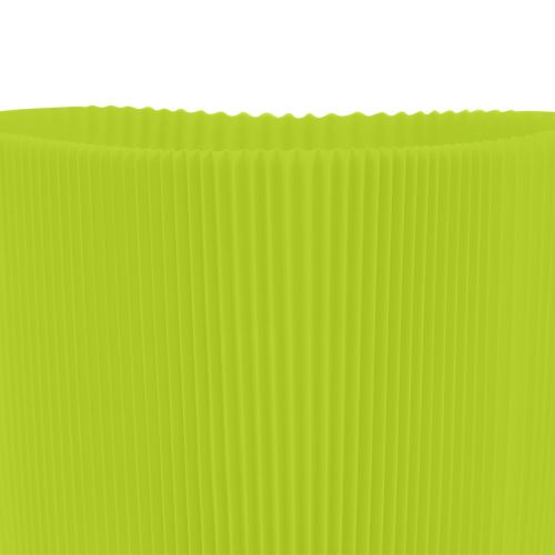 Article Manchettes plissées pour pots de fleurs vert clair 14,5cm 100pcs