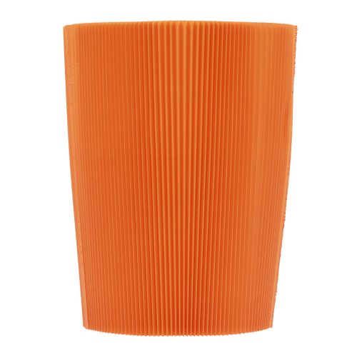 Article Poignets plissés pour pots de fleurs orange 12,5cm 100pcs
