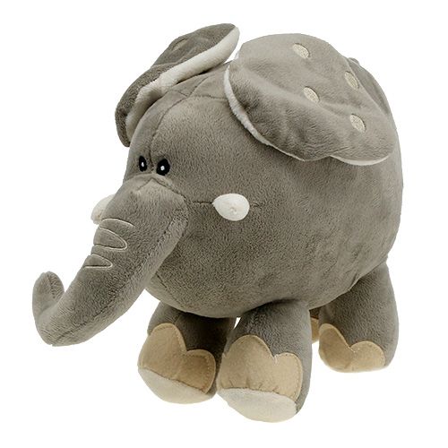 Floristik24 Peluche éléphant 35cm gris