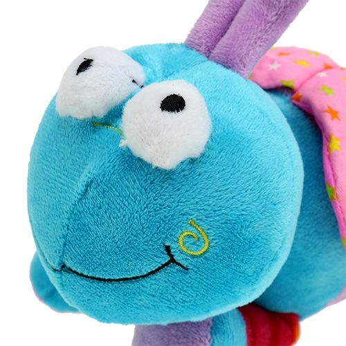 Floristik24 Papillon de peluche 22,5cm Bleu