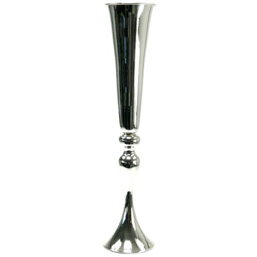 Floristik24 Vase coupe argent Ø11.5cm H56cm