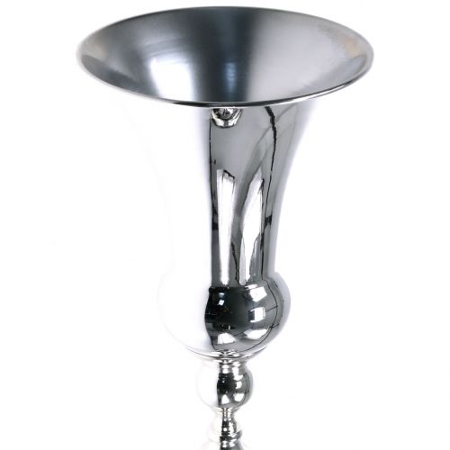 Floristik24 Coupe vase argent Ø25cm H98cm
