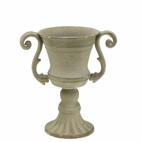Floristik24 Tasse bol gris Ø11cm H19cm