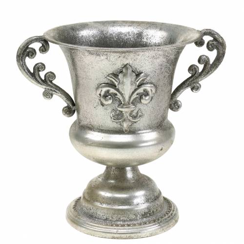 Floristik24 Coupe bol argent antique Ø20cm H24cm