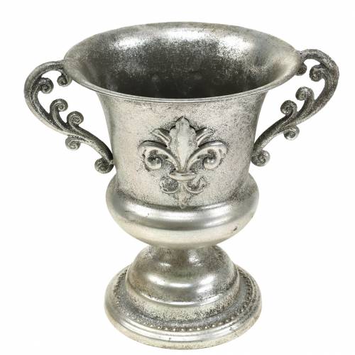 Floristik24 Coupe bol argent antique Ø20cm H24cm