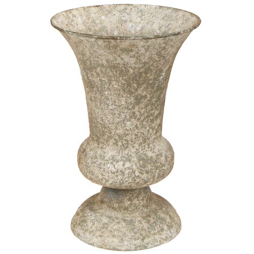 Vase Coupe Métal Antique Vase Décoratif Base Ø16.5cm H24cm