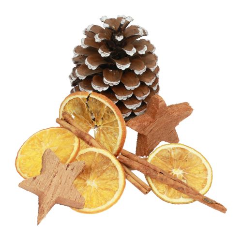 Floristik24 Pot-pourri Noël tranches d&#39;orange cornets bois de cannelle 150g