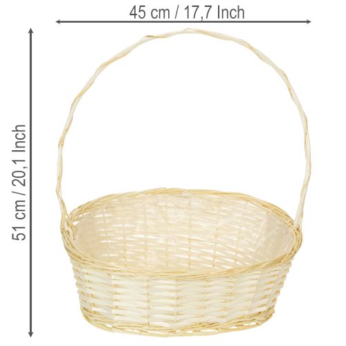Panier cadeau panier en osier 44cm x 36cm | Floristik24.fr