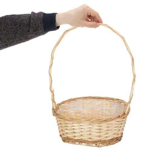 Panier cadeau environ 30 cm x 23 cm lumineux | Floristik24.fr