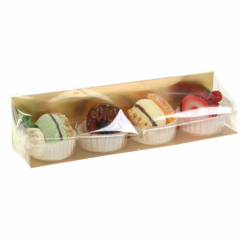 Floristik24 Tartelettes artificiellement triées 4cm 4pcs