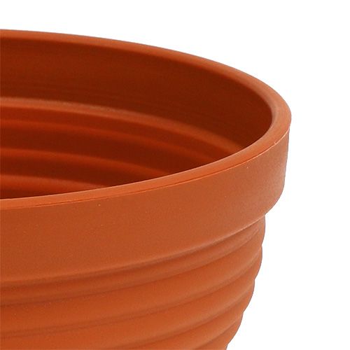 Floristik24 Bol R en plastique terre cuite Ø15cm, 10 pièces