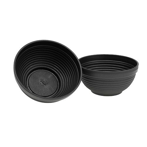 Floristik24 R-bol en plastique anthracite Ø15cm, 10pcs