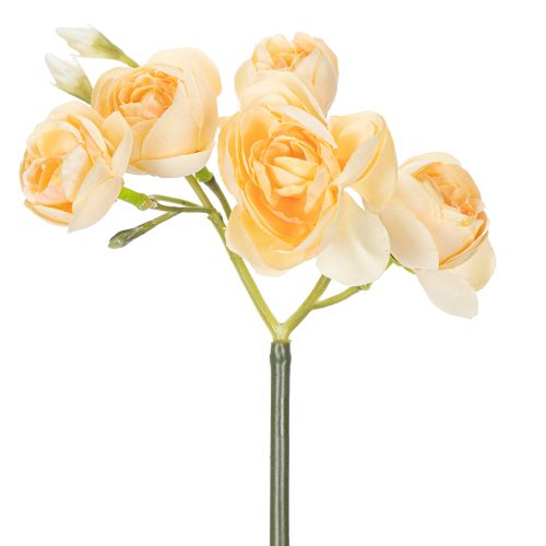 Article Branche de renoncule pour compositions florales décoratives en vase, 32 cm, lot de 5
