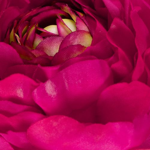 Article Renoncule artificielle en fleur unique pour une décoration intérieure intemporelle et polyvalente, 51 cm, lot de 3