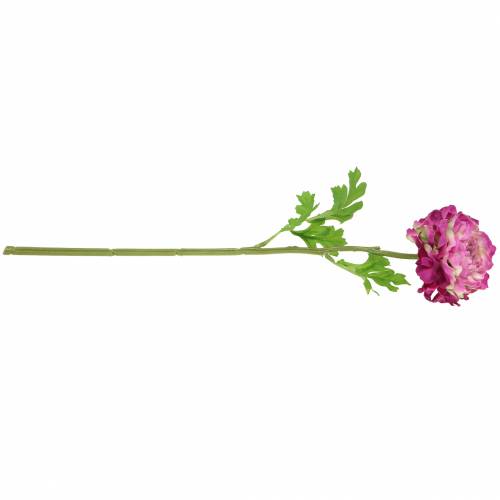 Floristik24 Renoncule violet artificiel 48cm