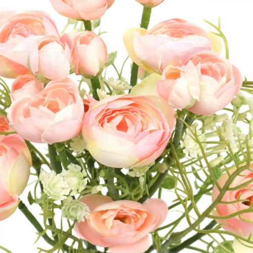 Floristik24 Bouquet De Renoncules Artificiels Décoration De Fleurs Fleurs De Soie Rose L37cm