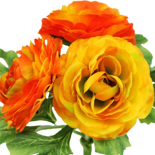 Article Bouquet de renoncules orange L 20 cm