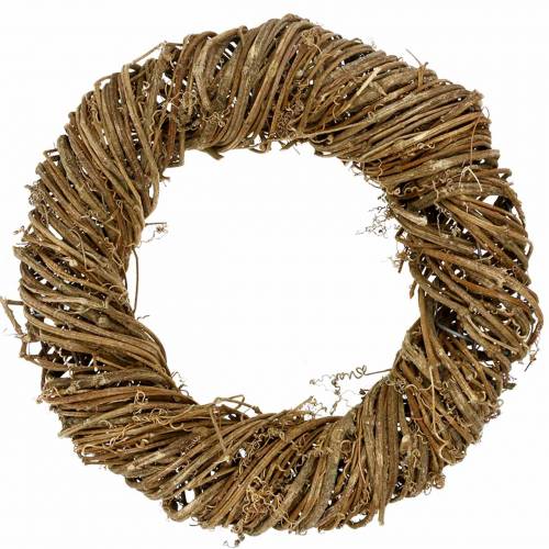 Floristik24 Couronne de vigne Ø50cm nature