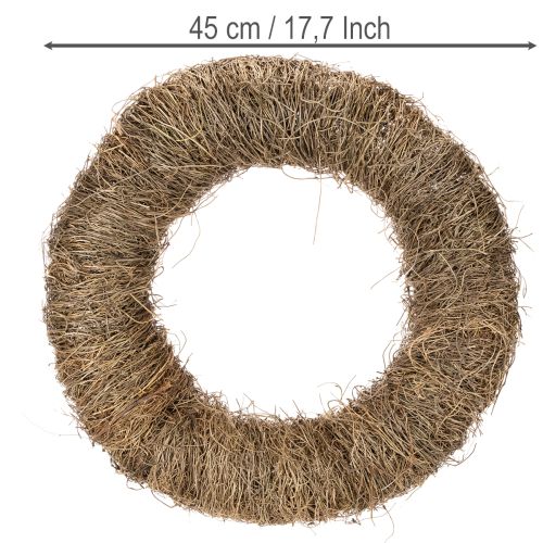 Couronne Naturelle en Sarments de Vigne 45 cm pour DIY et Décoration | Floristik24.fr
