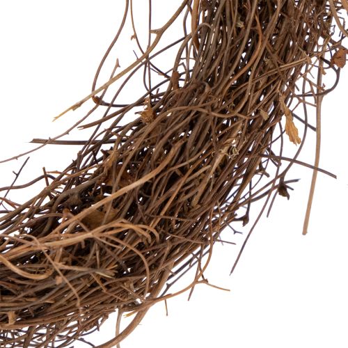 Article Couronne de vigne naturelle Ø15cm, lot de 10 - Idéale pour les décorations d'automne, de Noël, de Pâques et de deuil