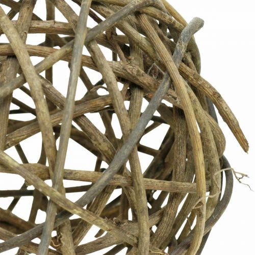 Floristik24 Boule déco vigne naturel foncé Ø20cm