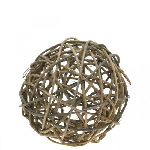 Boule déco vigne naturel foncé Ø20cm