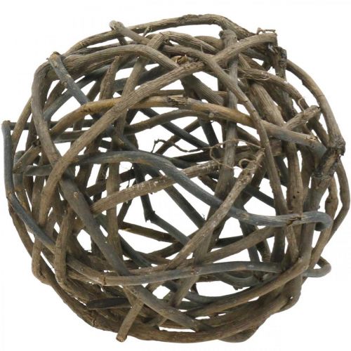 Floristik24 Boule déco vigne naturel foncé Ø25cm