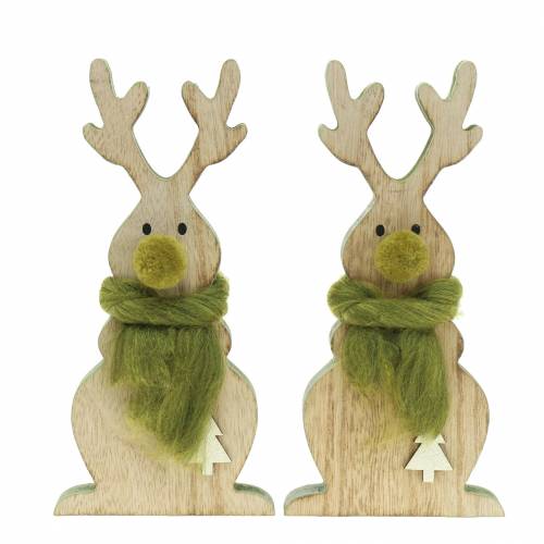 Floristik24 Bois de renne 18cm 2pcs