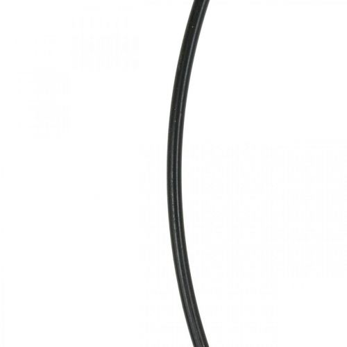 Floristik24 Anneau métallique anneau décoratif Anneau Scandi boucle décorative noir Ø30cm 4 pièces
