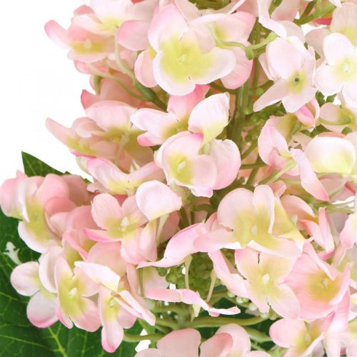Floristik24 Panicule Hortensia Rose Soie Fleur Hortensia Artificiel L100cm