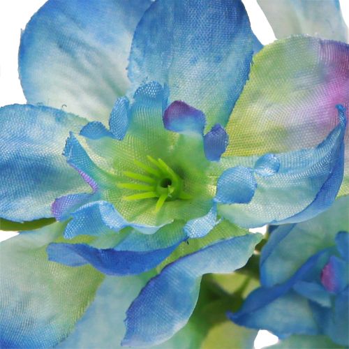 Article Delphinium artificiel Fleur de jardin Branche Bleu 88cm 2pcs